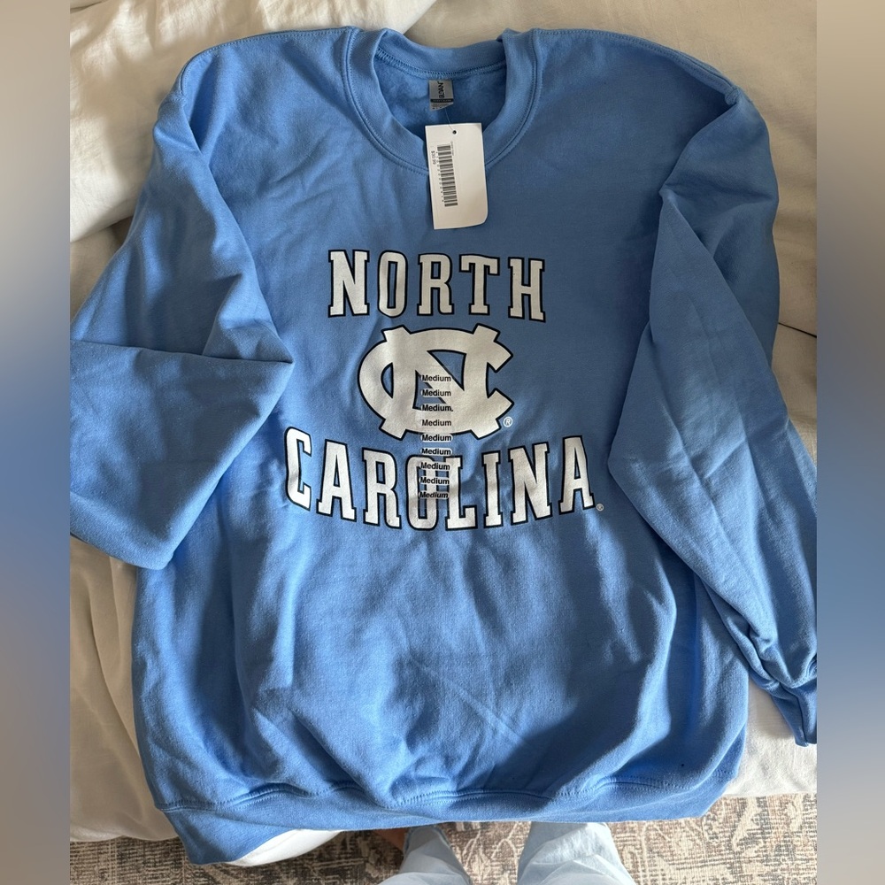 Brand new with tags - University of North Carolina UNC Crewneck Sweatshirt - M